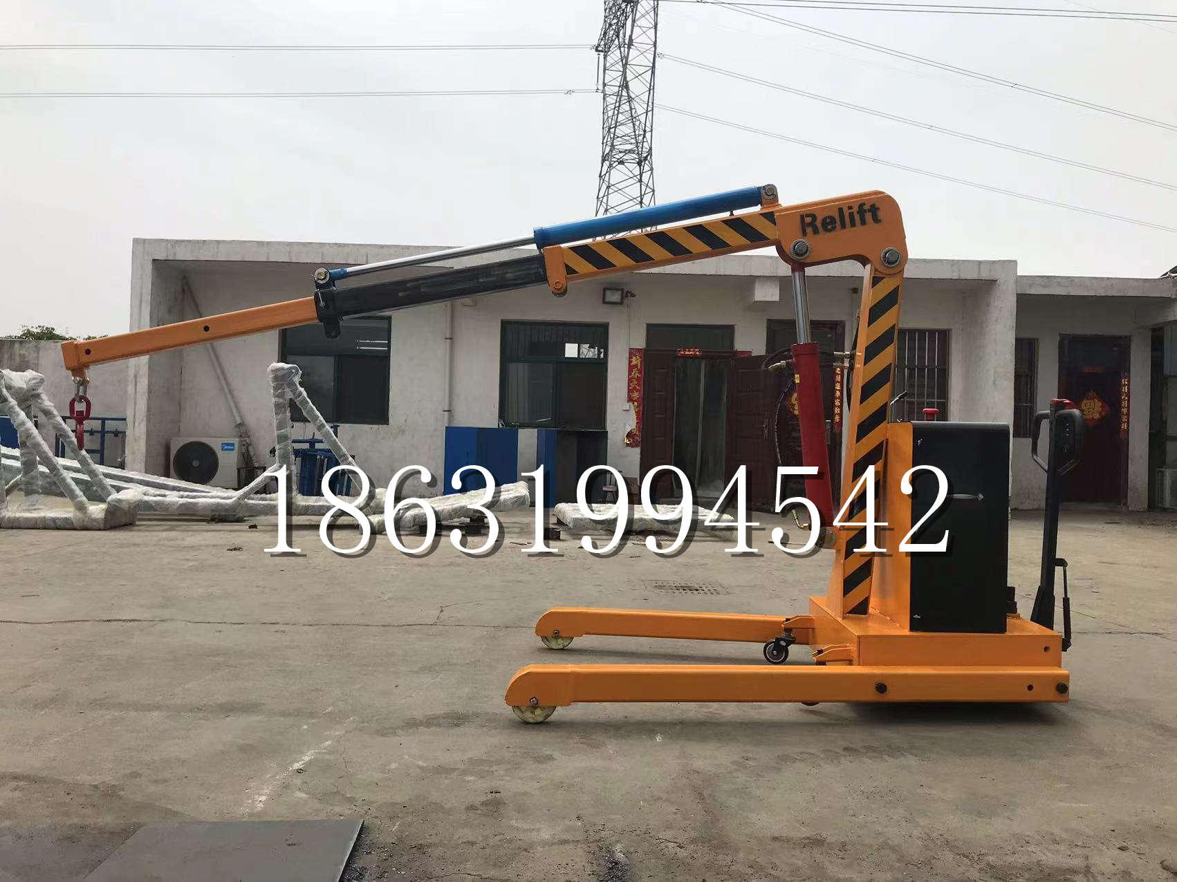 下花园区久征定做3吨三轮随车吊 农用园林绿化移树吊 平板工程用小吊机