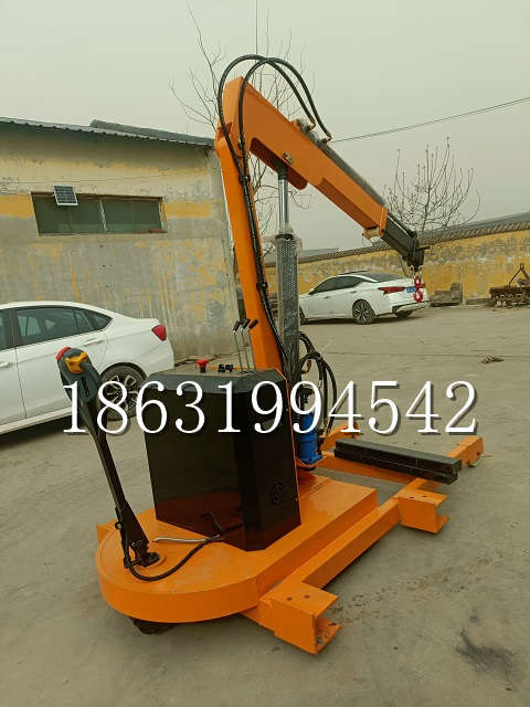 下花园区自卸车厢随车吊 自制轮式四不像起重机 四驱平板吊 5吨 贵盛